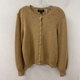 REPEAT WOMEN'S CARDIGAN camel L/42