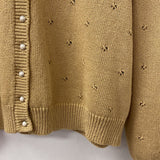 REPEAT WOMEN'S CARDIGAN camel L/42