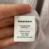 REPEAT cashmere WOMEN'S CASHMERE pale lilac heather L/42