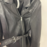 DANIER WOMEN'S COAT black silver XL