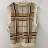 BABATON WOMEN'S CARDIGAN cream beige brown XS
