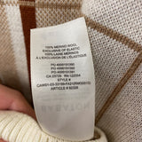 BABATON WOMEN'S CARDIGAN cream beige brown XS