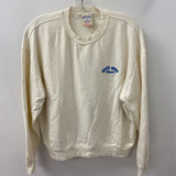 WOMEN'S TOP cream blue M