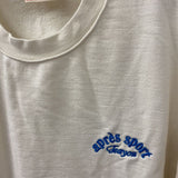 WOMEN'S TOP cream blue M