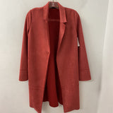 ZARA WOMEN'S COAT brick XS