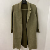 ZARA WOMEN'S COAT green XS