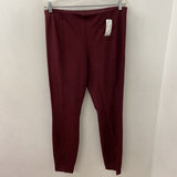 LULULEMON WOMEN'S PANTS burgundy L