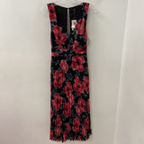 RW&CO WOMEN'S DRESS black pink floral 2