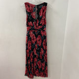 RW&CO WOMEN'S DRESS black pink floral 2
