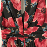 RW&CO WOMEN'S DRESS black pink floral 2