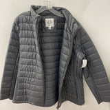 ISAAC MIZRAHI live WOMEN'S COAT grey XL