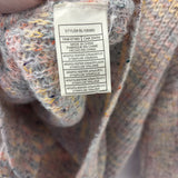 BB DAKOTA WOMEN'S CARDIGAN pastel withe flecks S