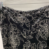 JONES new york WOMEN'S PANTS black white floral