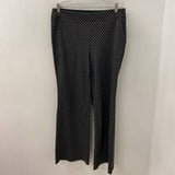 MAX STUDIO WOMEN'S PANTS black white geo XL