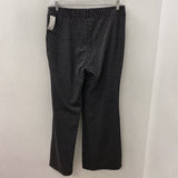 MAX STUDIO WOMEN'S PANTS black white geo XL