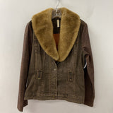 oui WOMEN'S BLAZER/JACKET brown orange 8