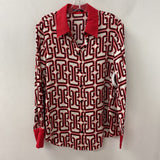 MARC AUREL WOMEN'S BLOUSE/SHIRT cherry black white S/40