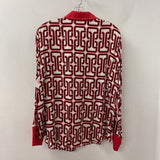 MARC AUREL WOMEN'S BLOUSE/SHIRT cherry black white S/40