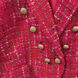 GENERATION LOVE new york WOMEN'S BLAZER/JACKET hot pink multi L