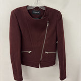 MARC NEW YORK WOMEN'S BLAZER/JACKET burgundy S