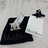MAX MARA WOMEN'S BROOCH gold clear