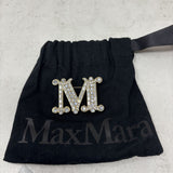 MAX MARA WOMEN'S BROOCH gold clear