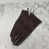 SAKS FIFTH AVE WOMEN'S GLOVES/MITTS brown 7