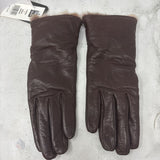 SAKS FIFTH AVE WOMEN'S GLOVES/MITTS brown 7