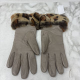 WOMEN'S GLOVES/MITTS taupe beige brown 7