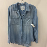 LOLA RIVER WOMEN'S BLOUSE/SHIRT blue M