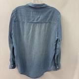 LOLA RIVER WOMEN'S BLOUSE/SHIRT blue M