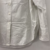 COS WOMEN'S BLOUSE/SHIRT white black pinstripe S/36