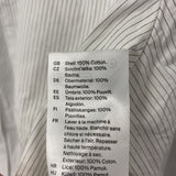 COS WOMEN'S BLOUSE/SHIRT white black pinstripe S/36