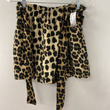 ZARA WOMEN'S SHORTS animal print M