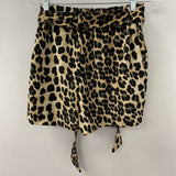 ZARA WOMEN'S SHORTS animal print M