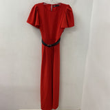 ZARA WOMEN'S JUMPSUIT red S