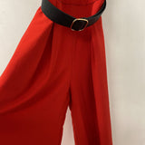 ZARA WOMEN'S JUMPSUIT red S