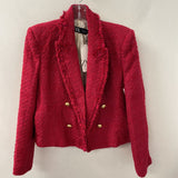 ZARA WOMEN'S BLAZER/JACKET pink M