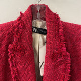 ZARA WOMEN'S BLAZER/JACKET pink M