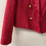 ZARA WOMEN'S BLAZER/JACKET pink M