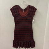 FREE PEOPLE WOMEN'S DRESS orange black M