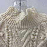 ZARA WOMEN'S SWEATER ivory M