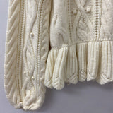 ZARA WOMEN'S SWEATER ivory M