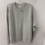 NORDSTROM WOMEN'S SWEATER grey heather L