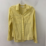 beachlunchlounge WOMEN'S BLOUSE/SHIRT yellow navypinstripe S