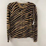 Lord & Taylor WOMEN'S CASHMERE black tan M
