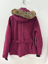 WOMEN'S COAT burgundy 12US