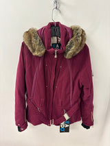 WOMEN'S COAT burgundy 12US