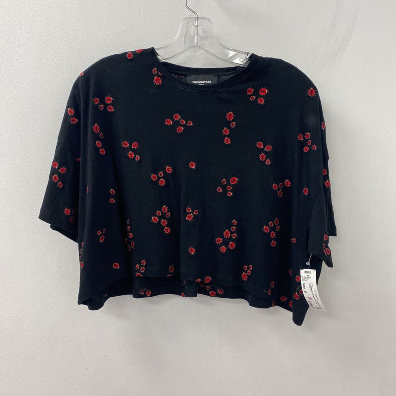 The Kooples WOMEN'S TOP BLACK RED S
