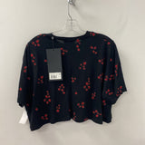 The Kooples WOMEN'S TOP BLACK RED S